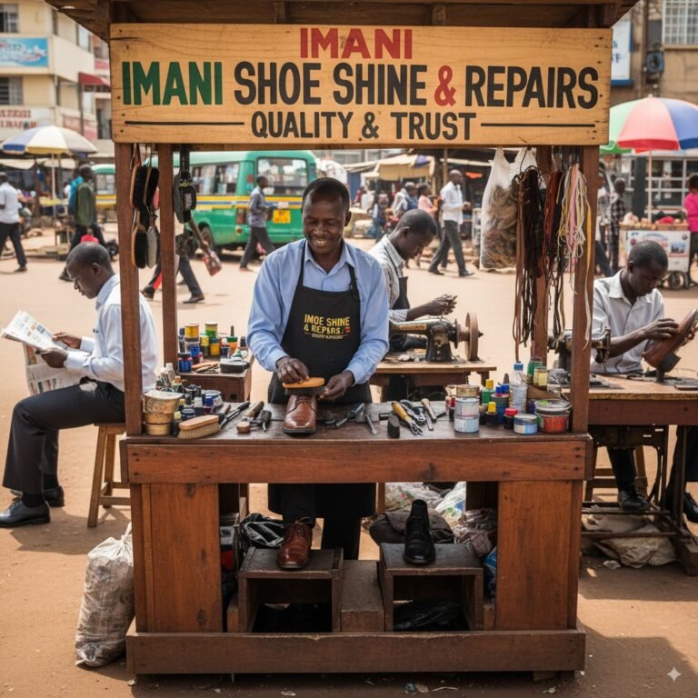 How to Start a Shoe Shining and Repair Business in Kenya