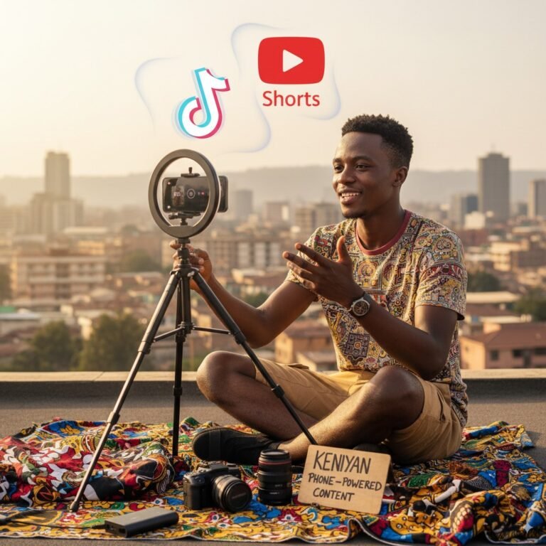 How to Start a TikTok and YouTube Shorts Content Creation Business in Kenya (Using Your Phone)
