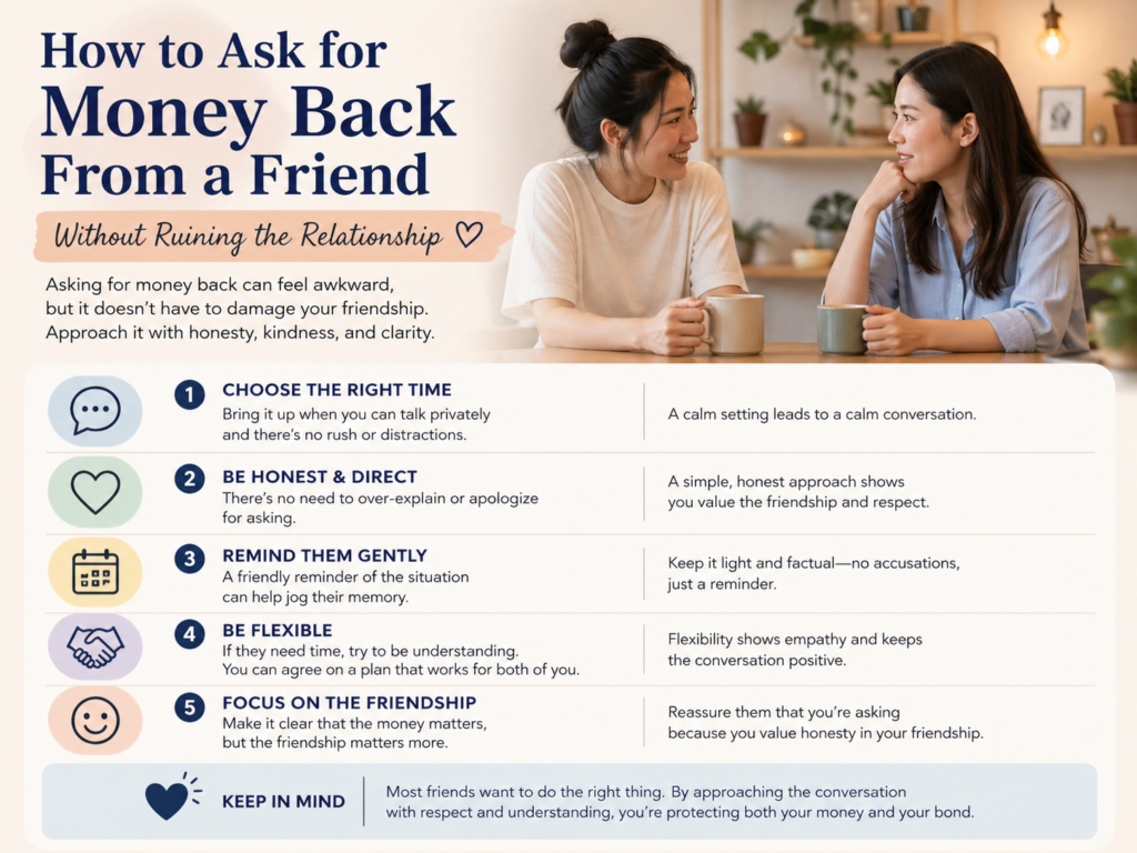 How to Ask for Money Back From a Friend Without Ruining the Relationship